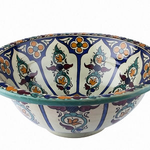 Dilma - Umywalka ceramiczna z Maroka