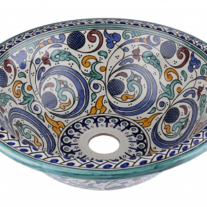 Hafi - Ceramiczna umywalka z Maroka