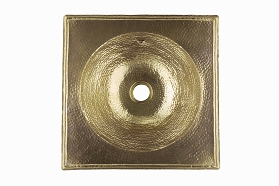 Abdul - Umywalka kwadratowa złota