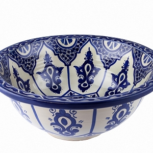 Reza - Arabska umywalka ceramiczna z Maroka  