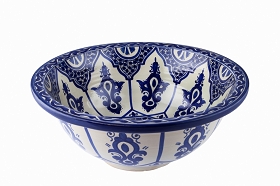 Reza - Arabska umywalka ceramiczna z Maroka  